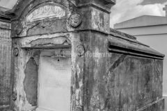 Side of the Tomb of E.J. Bellocq , photographer of Storyville