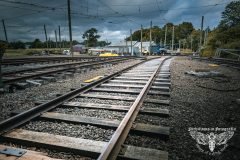 Shoreline Trolley Museum Yard