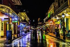 Bourbon Street in the Rain