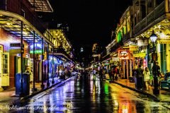 Bourbon Street in the Rain