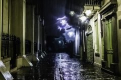 Rainy Evening in Pirate's Alley